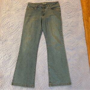 Votre Nom Jeans with rhinestone.  Size 12